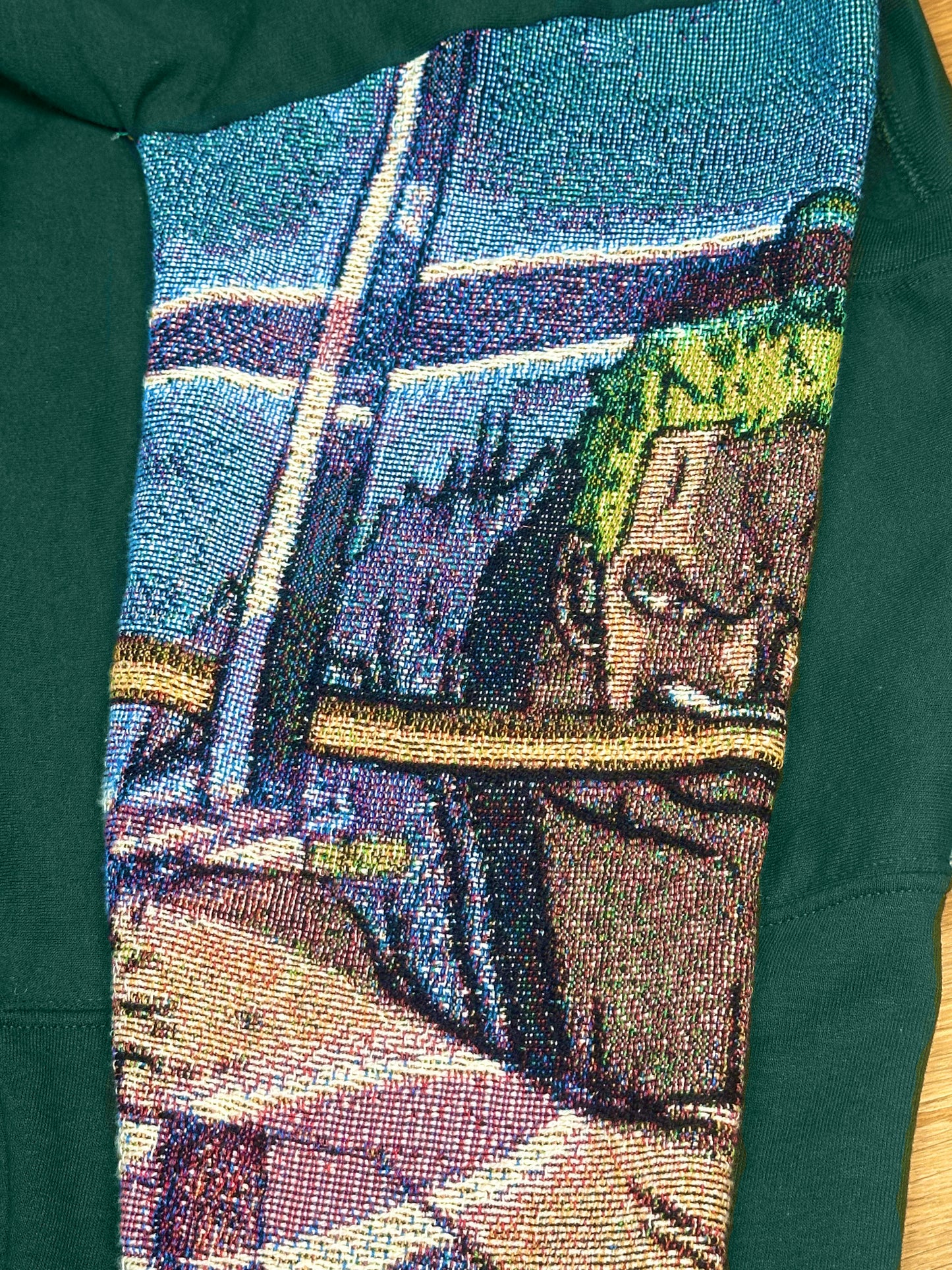 ZORO TAPESTRY SLEEVE SWEATSHIRT/HOODIE