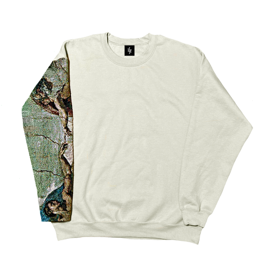 CREATION OF ADAM TAPESTRY SLEEVE SWEATSHIRT/HOODIE