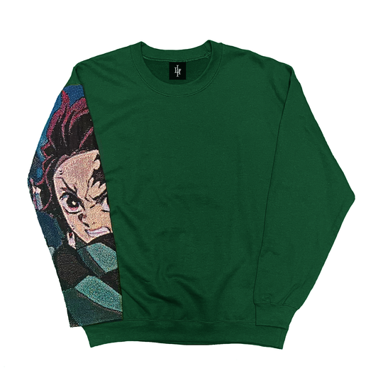 TANJIRO TAPESTRY SLEEVE SWEATSHIRT/HOODIE
